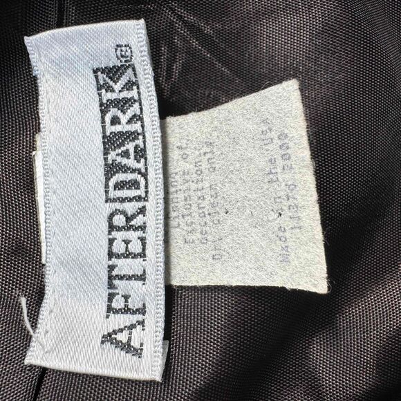 After Dark Black Rhinestone Square Neck Maxi Formal Dress Minimalist Simple Plus - Picture 14 of 15